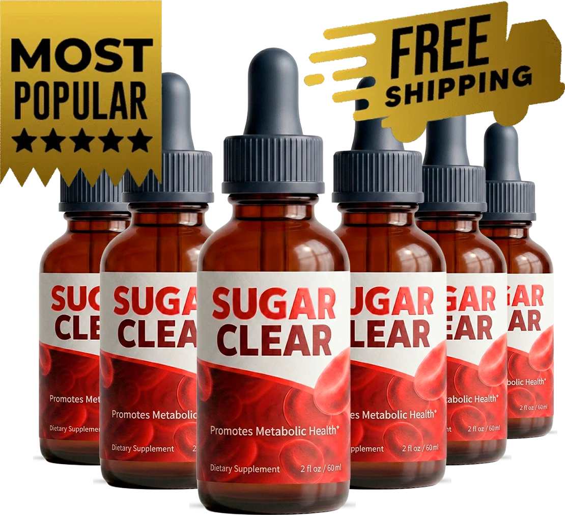 Sugar Clear 6 Bottles package